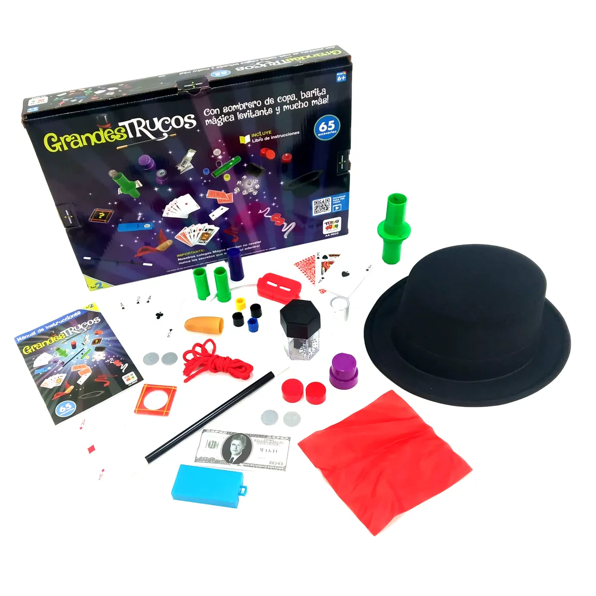 TOYNG - Juego de Magia Grandes Trucos Set 2 (65 Accesorios) - Toyng