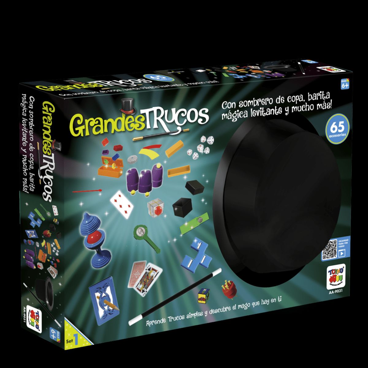 TOYNG - Juego de Magia Grandes Trucos Set 1 (65 Accesorios) - Toyng