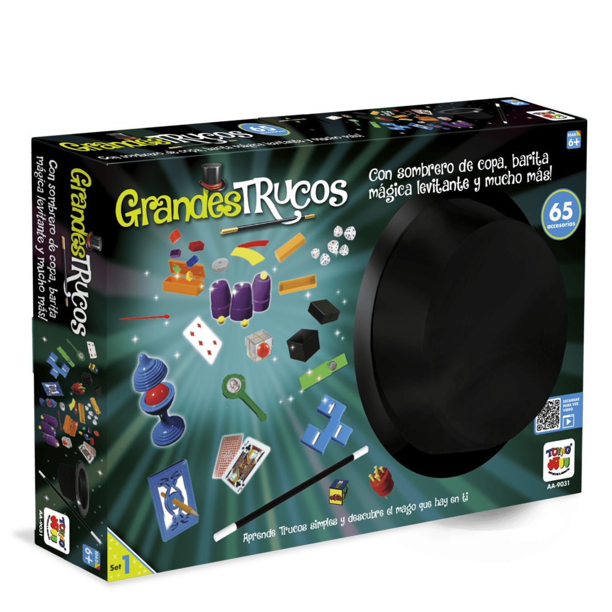 TOYNG - Juego de Magia Grandes Trucos Set 1 (65 Accesorios) - Toyng