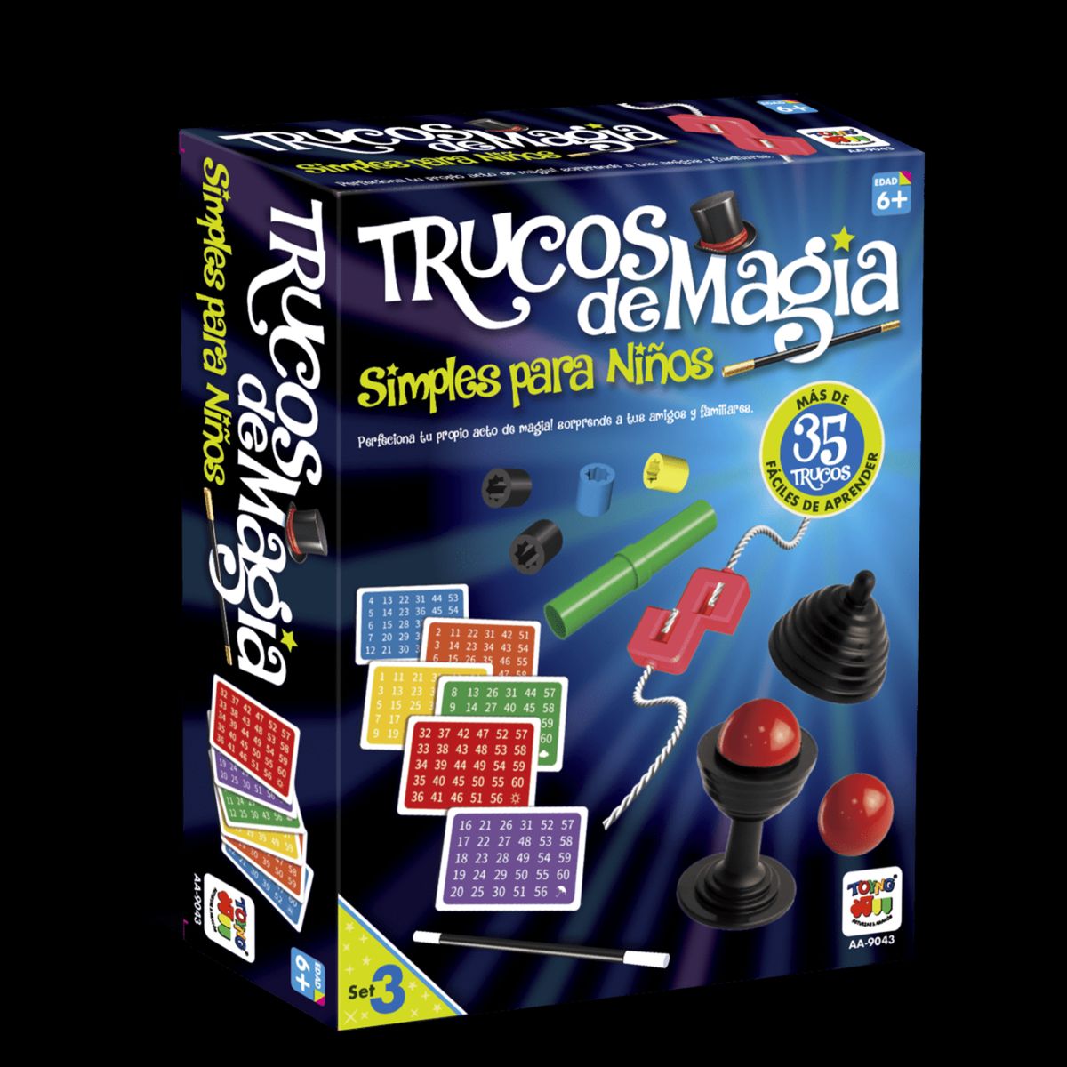 TOYNG - Juego de Magia Set de Magia 3 (35 Trucos) - Toyng