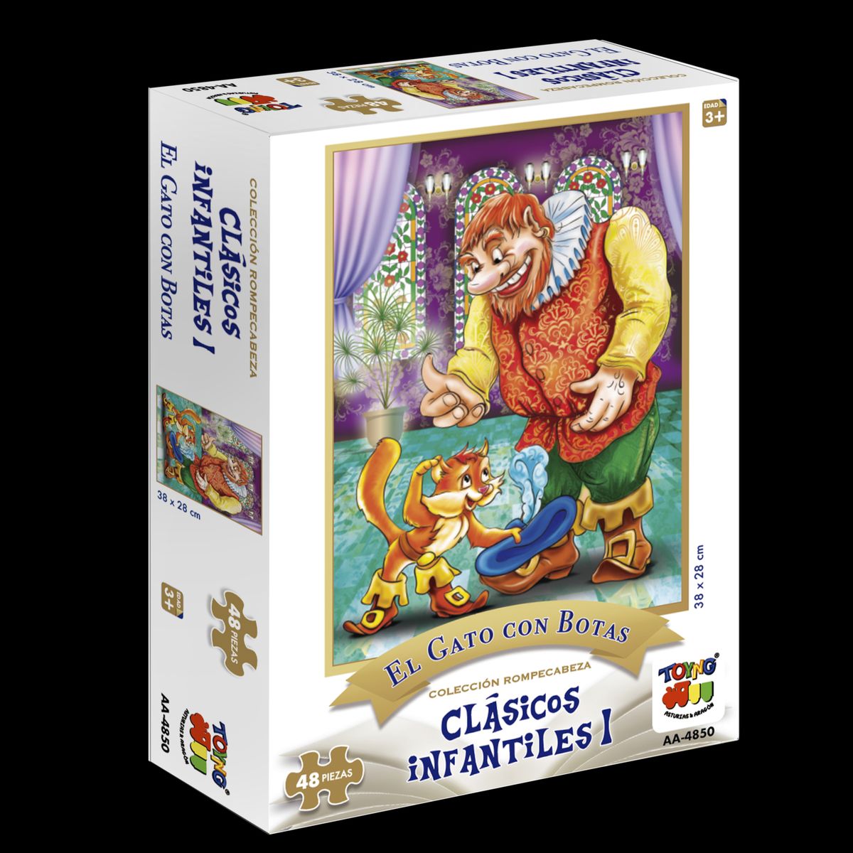 TOYNG - Puzzle 48 Piezas - El Gato Con Botas - Toyng