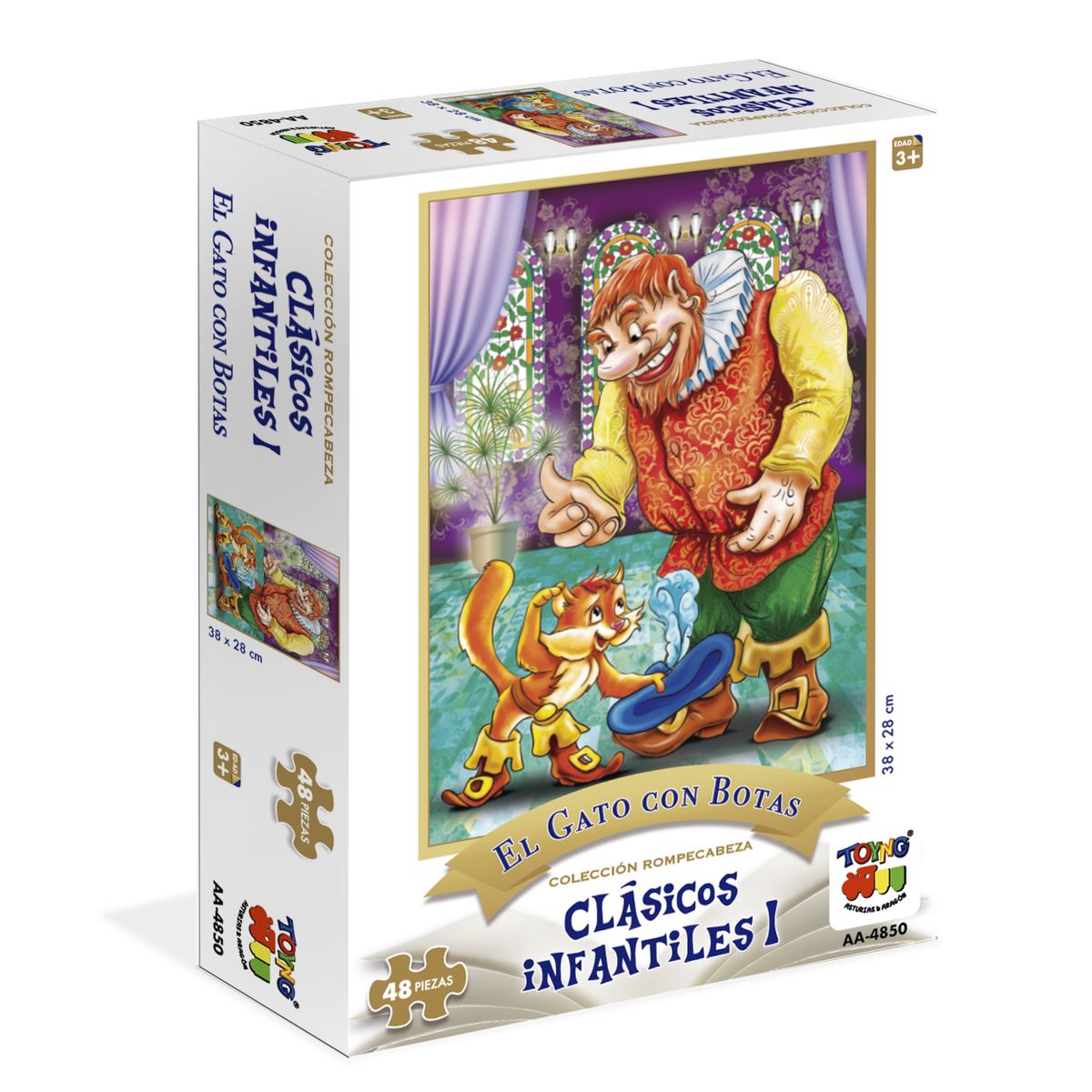 TOYNG - Puzzle 48 Piezas - El Gato Con Botas - Toyng