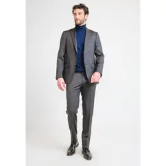 TRIAL - Traje Hombre Formal Lana S100'S Business Marengo