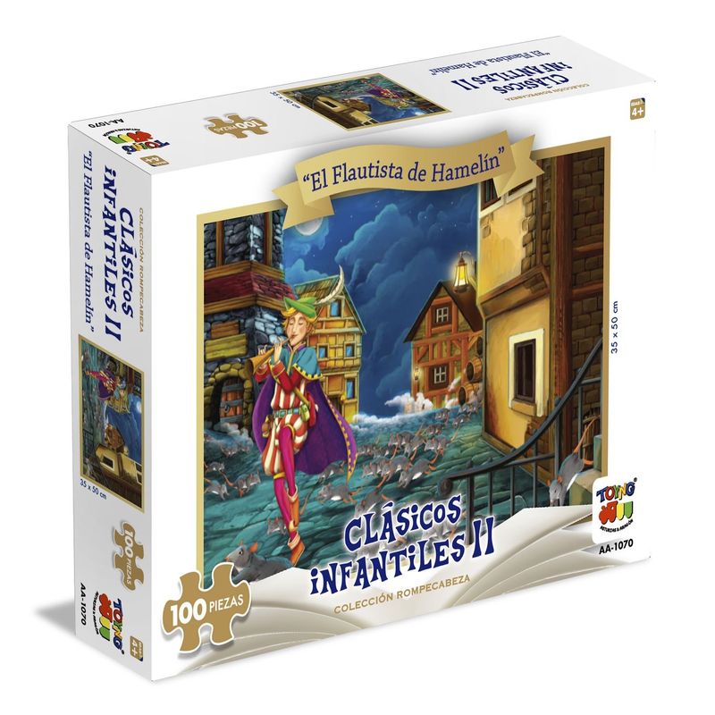 TOYNG - Puzzle 100 Pcs - El Flautista De Hamelin