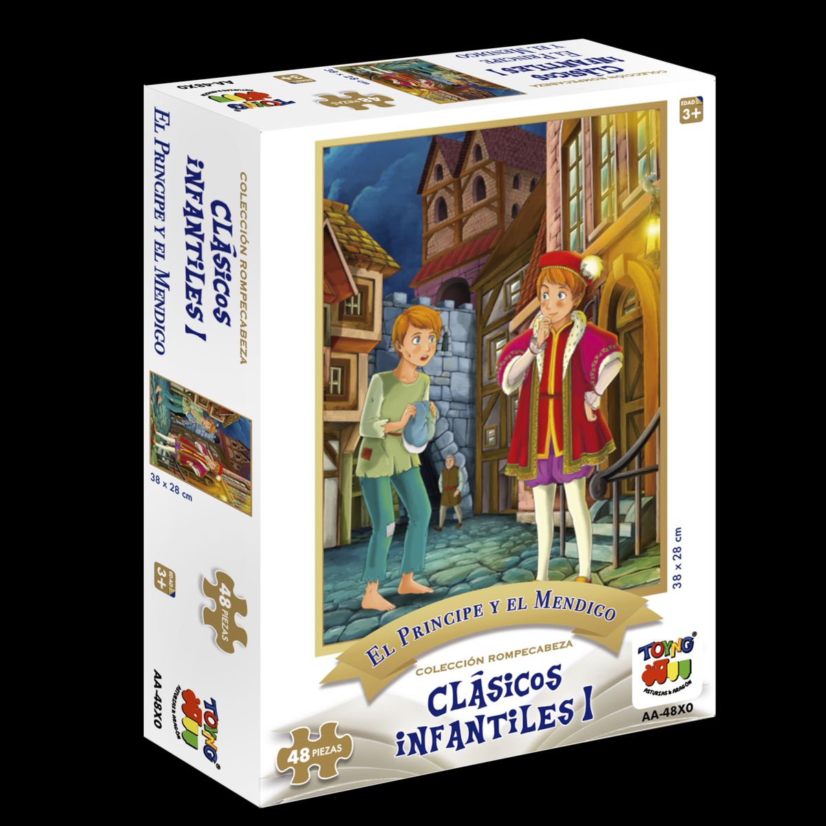TOYNG - Puzzle 48 Piezas - El Principe Y El Mendigo - Toyng