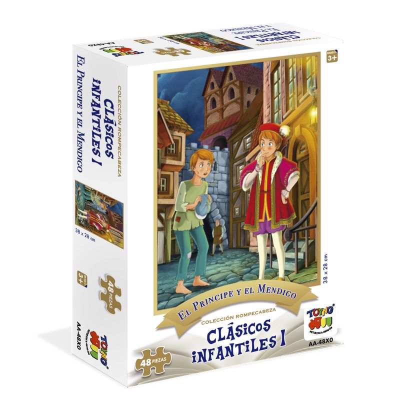 TOYNG - Puzzle 48 Pcs - El Principe Y El Mendigo