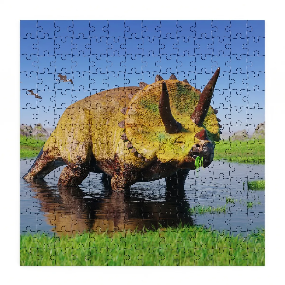 TOYNG - Puzzle Triceratops Colección Jurásica (100 Piezas) - Toyng