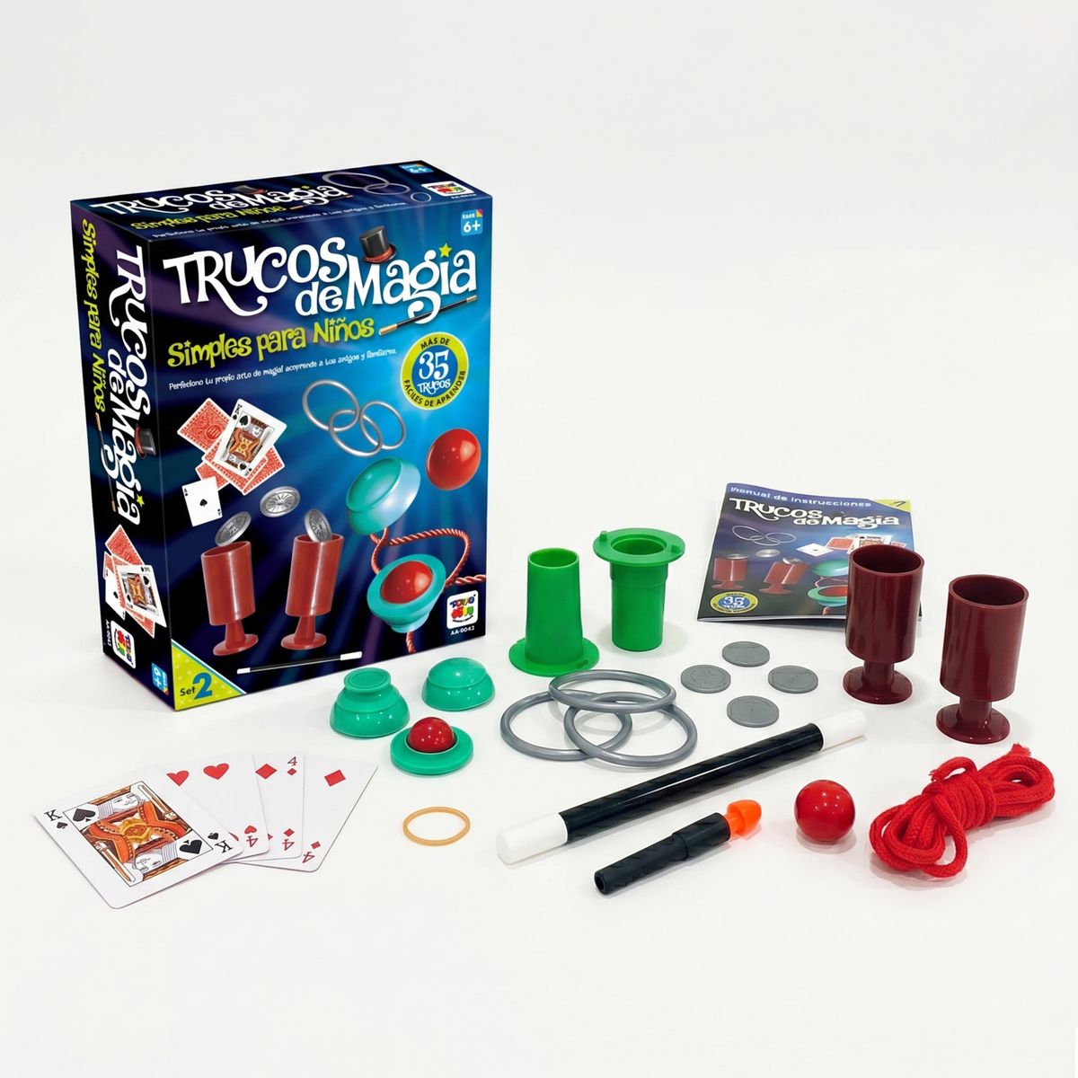 TOYNG - Juego de Magia Set de Magia 2 (35 Trucos) - Toyng