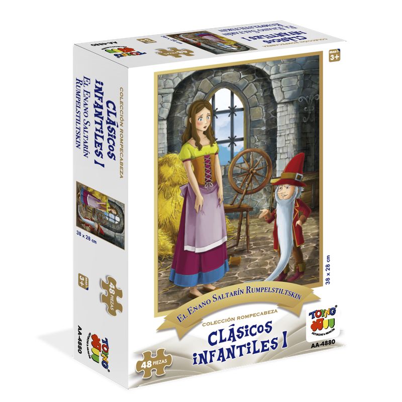 TOYNG - Puzzle 48 Pcs - El Enano Saltarin - Rumpelstiltskin
