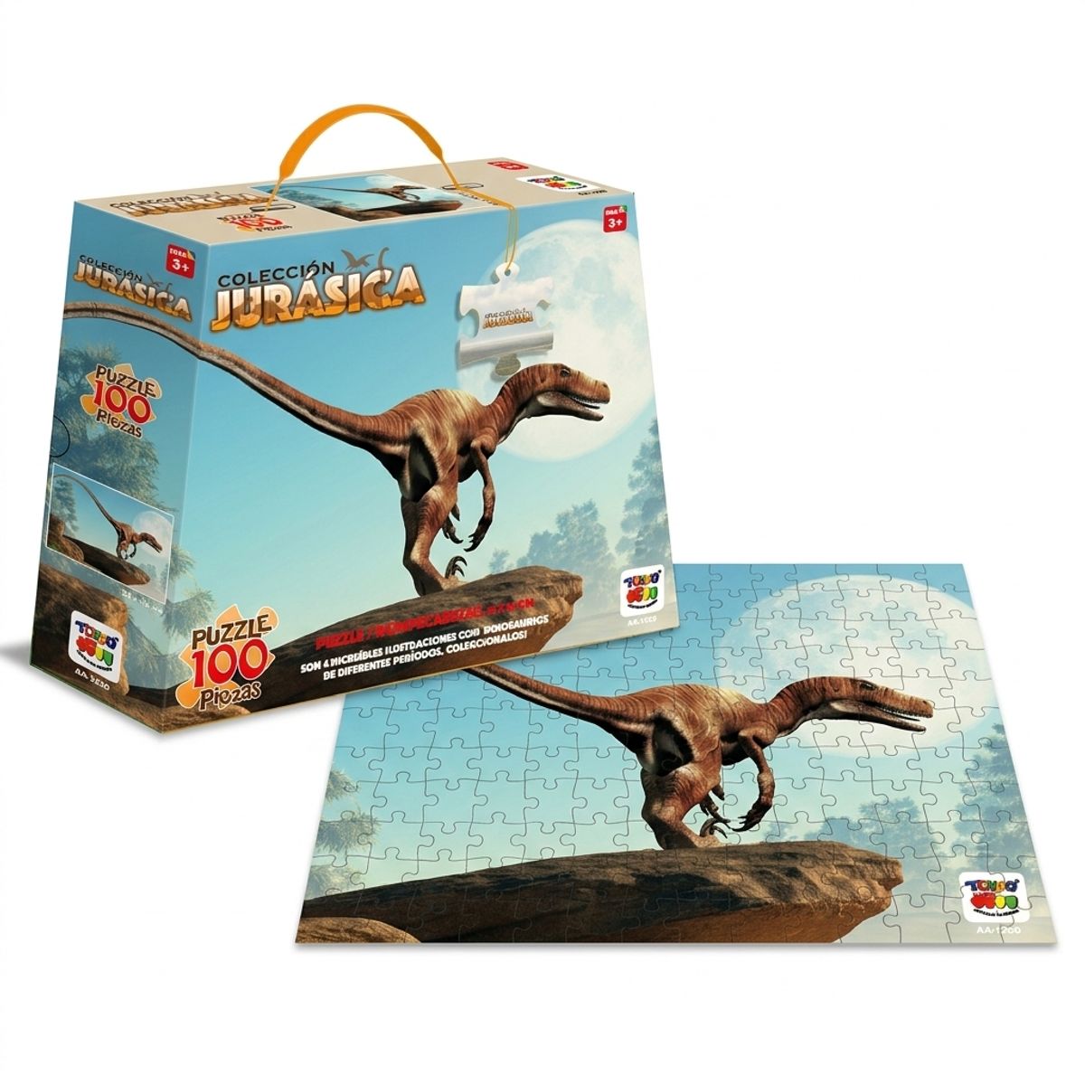 TOYNG - Puzzle Deinonychus Colección Jurásica (100 Piezas) - Toyng