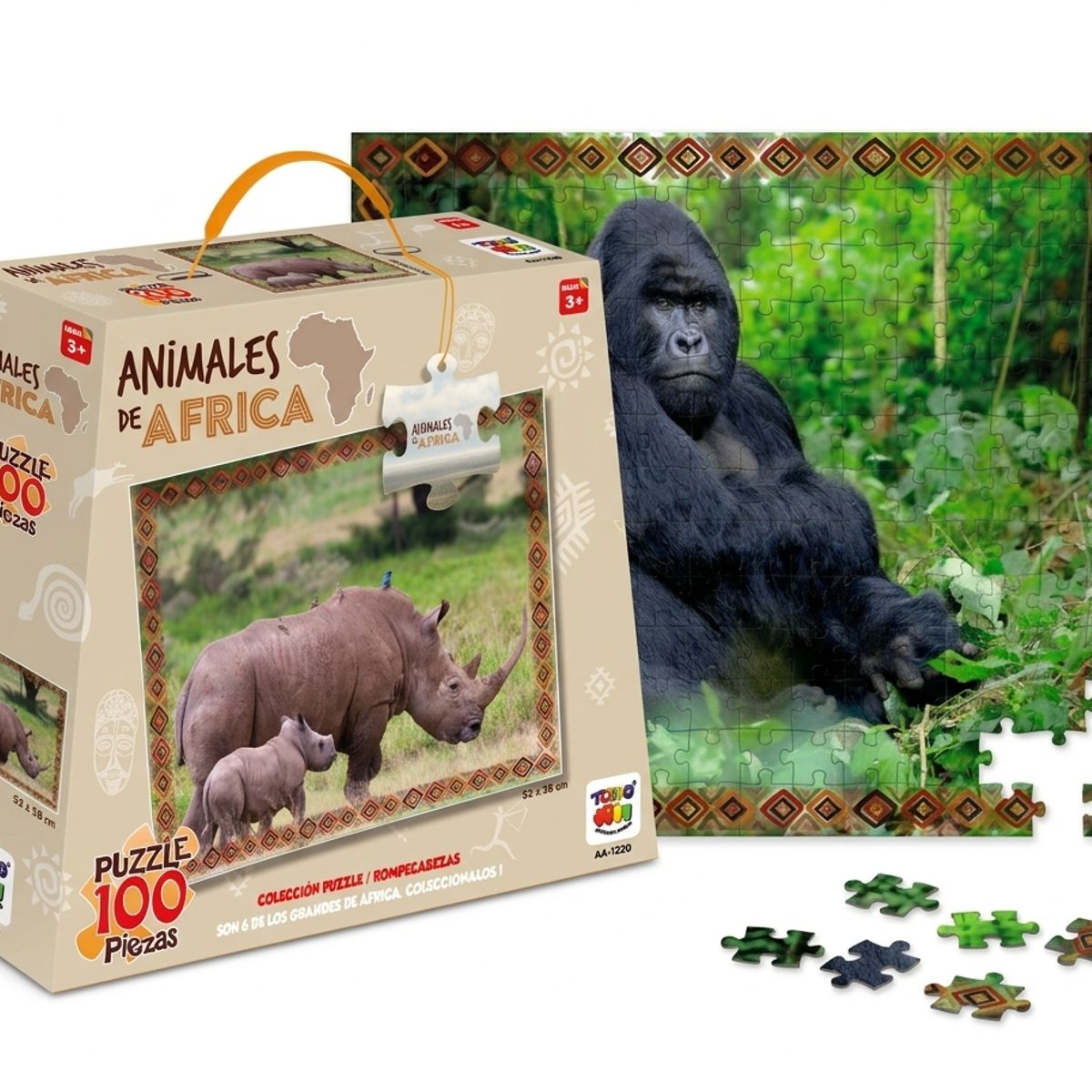 TOYNG - Puzzle Gorila (100 Piezas) - Toyng