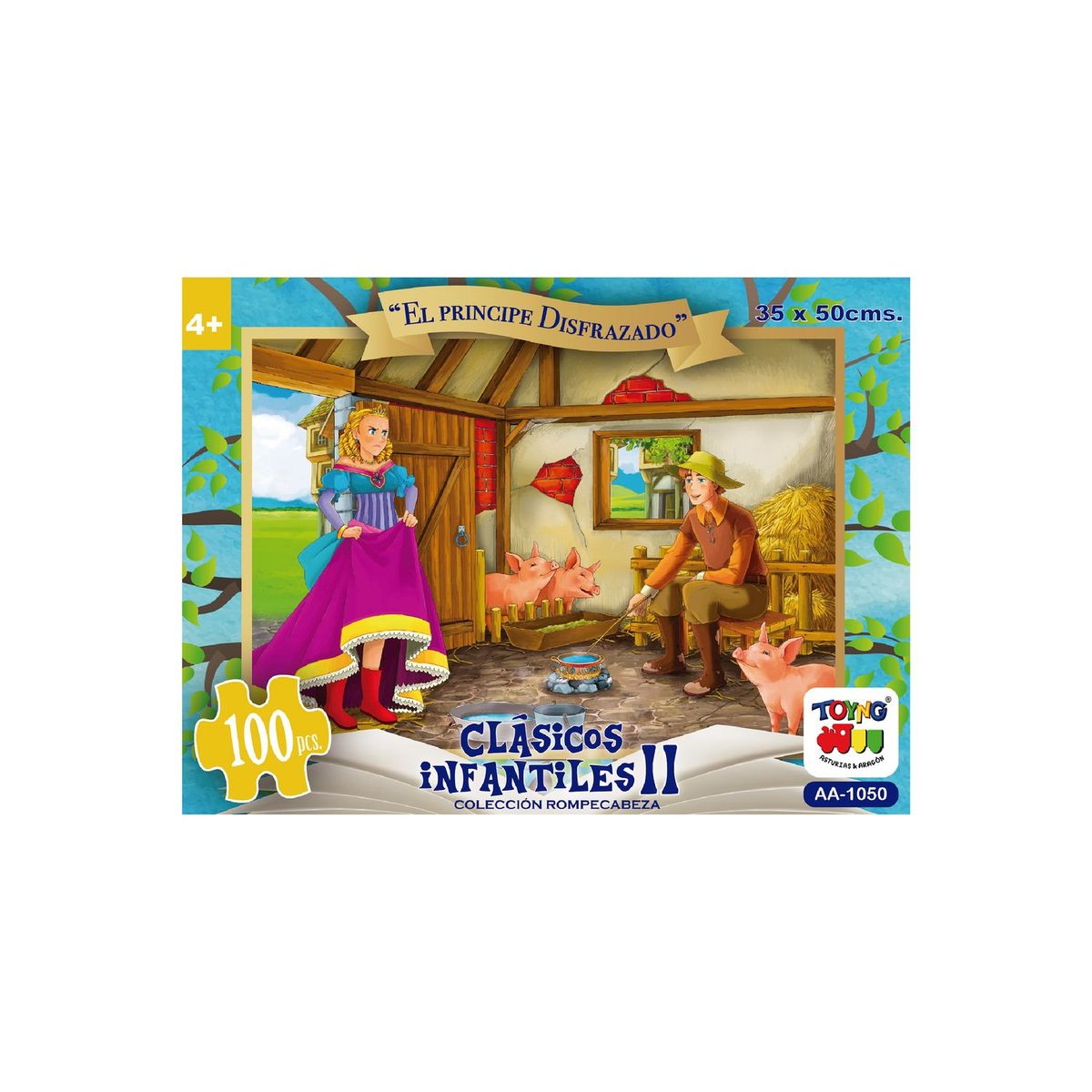 TOYNG - Puzzle El Príncipe Disfrazado (100 Piezas) - Toyng