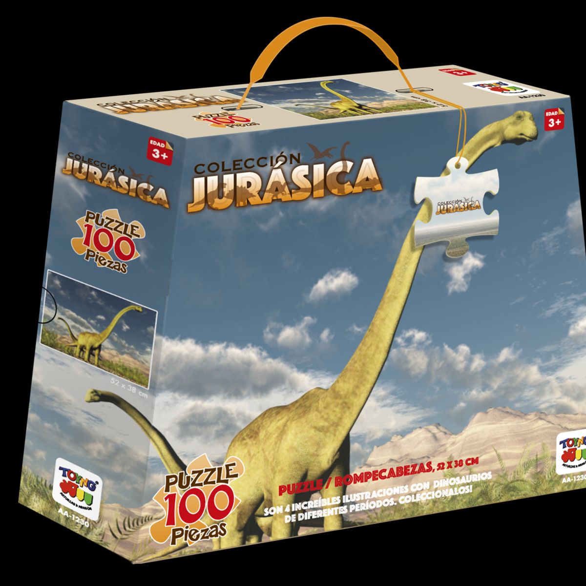 TOYNG - Puzzle Brachiosaurus Colección Jurásica (100 Piezas) - Toyng