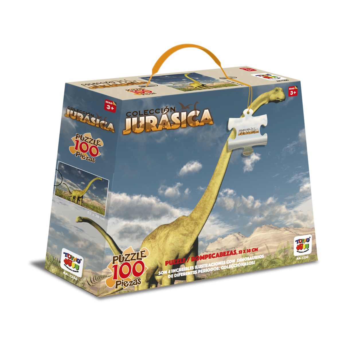 TOYNG - Puzzle Brachiosaurus Colección Jurásica (100 Piezas) - Toyng