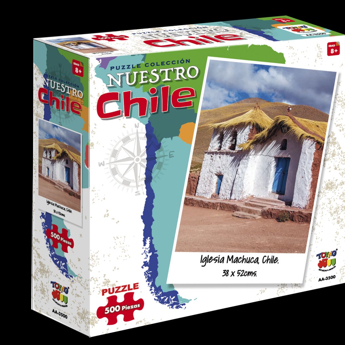 TOYNG - Puzzle 500 Piezas Iglesia Machuca - Toyng