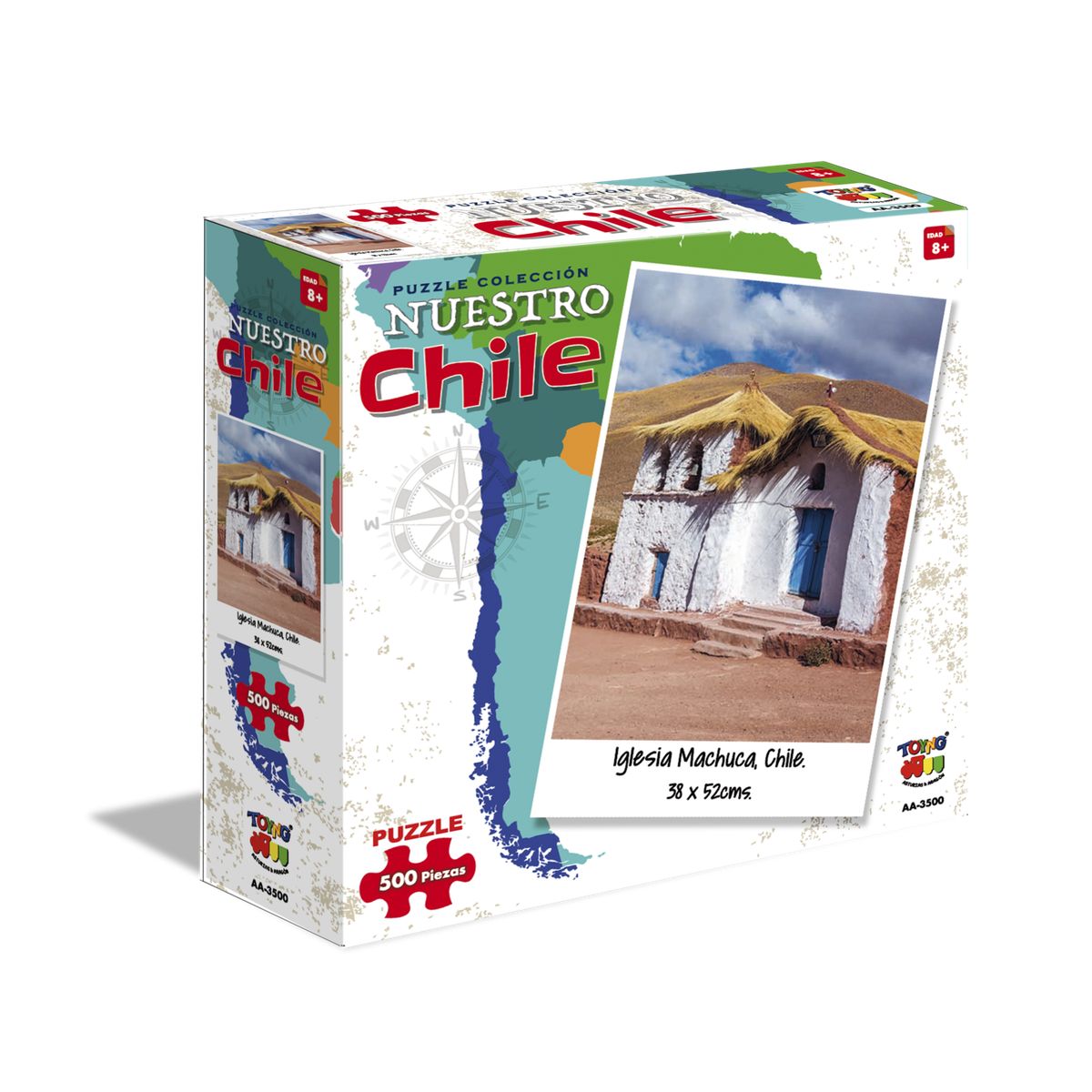 TOYNG - Puzzle 500 Piezas Iglesia Machuca - Toyng