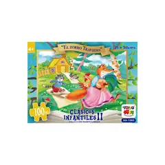 TOYNG - Puzzle 100 Pcs - El Zorro Travieso