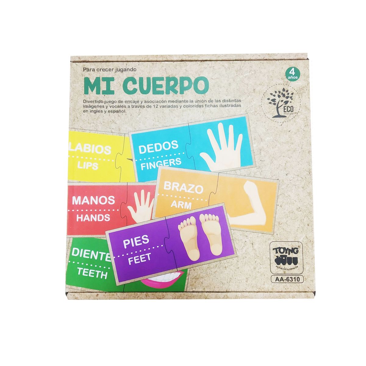 TOYNG - Juego Educativo Mi Cuerpo - Educativo - Toyng