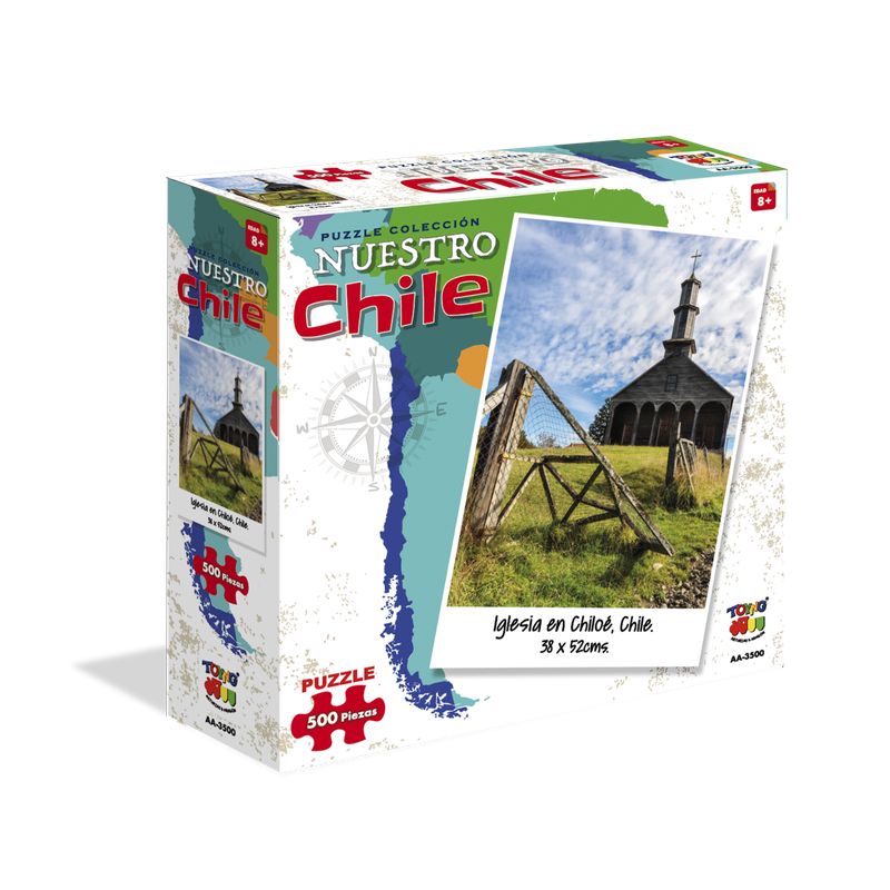 TOYNG - Puzzle 500 Iglesia En Chiloé