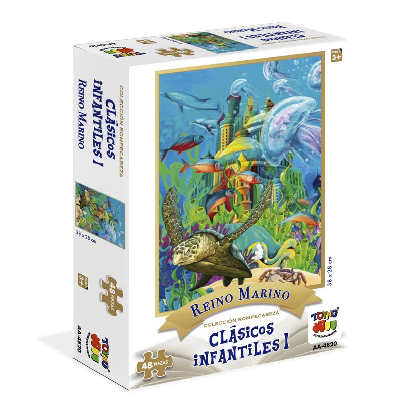 TOYNG - Puzzle 48 Piezas - Reino Marino - Toyng