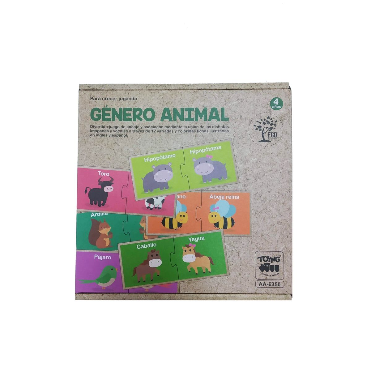 TOYNG - Juego Educativo Juego Educativo Género Animal - Toyng
