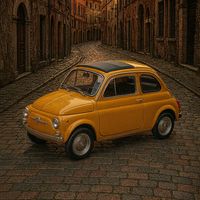 Auto Fiat 500 Nuova S Escala 1:43 -