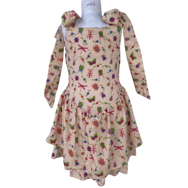 ONER - Vestido Expansible con Lacitos en Hombro