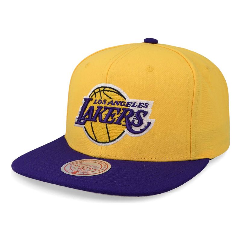 MITCHELL & NESS - Gorra Mitchell & Ness Nba Lakersteam Amarillo Unitalla