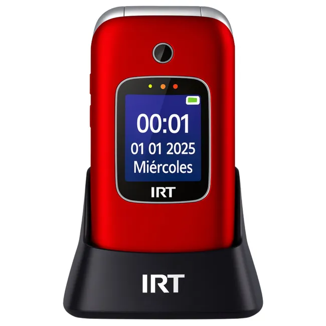 IRT - Teléfono IRT Senior 4G S. O. S para Adulto Mayor Almeja 330R