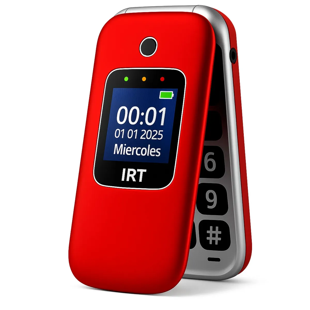 IRT - Teléfono IRT Senior 4G S. O. S para Adulto Mayor Almeja 330R