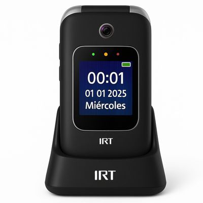 Irt Teléfono Senior 4G S. O. S Para Adulto Mayor Almeja 330N