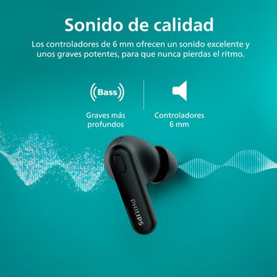 Imagen 2 del producto Audífonos Bluetooth TAT1108 TWS Negro Negro