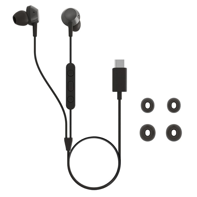 PHILIPS - Audifonos Philips TAE5008 con Graves Potentes Micrófono y Conector USB-C
