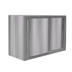 IMAS - Gabinete 2 Puertas Acero Inox Med 120 X 40 X 65 Cm