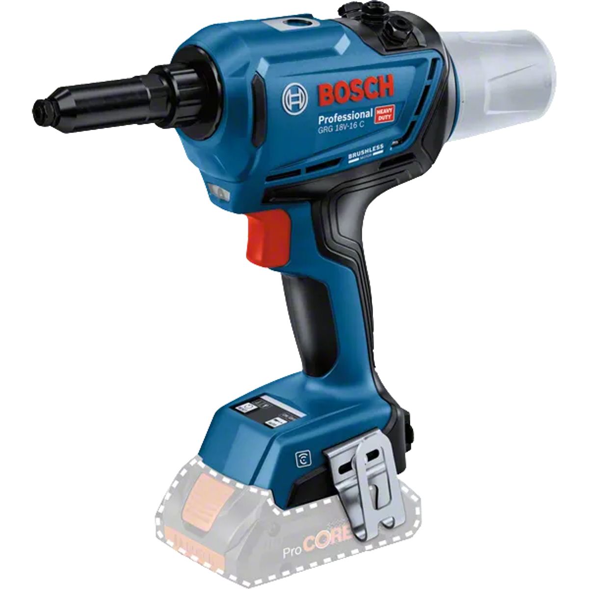 BOSCH - REMACHADORA INALBOSCH 18V GRG 18V-16 C SIN CB
