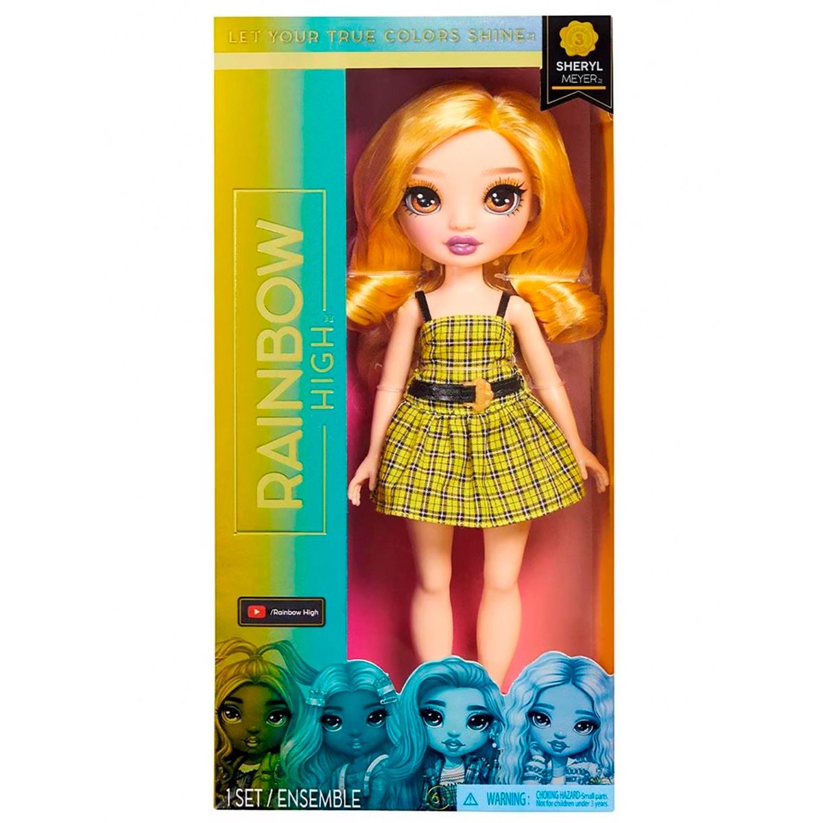 RAINBOW HIGH - Muñeca Articulada Sheryl Meyer Rainbow High