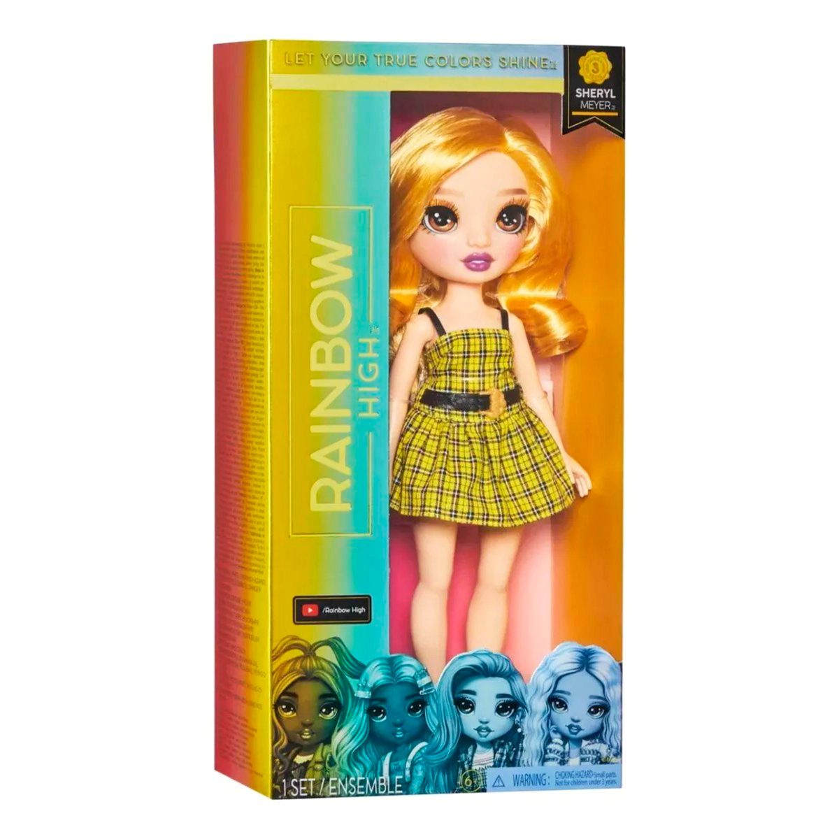 RAINBOW HIGH - Muñeca Articulada Sheryl Meyer Rainbow High