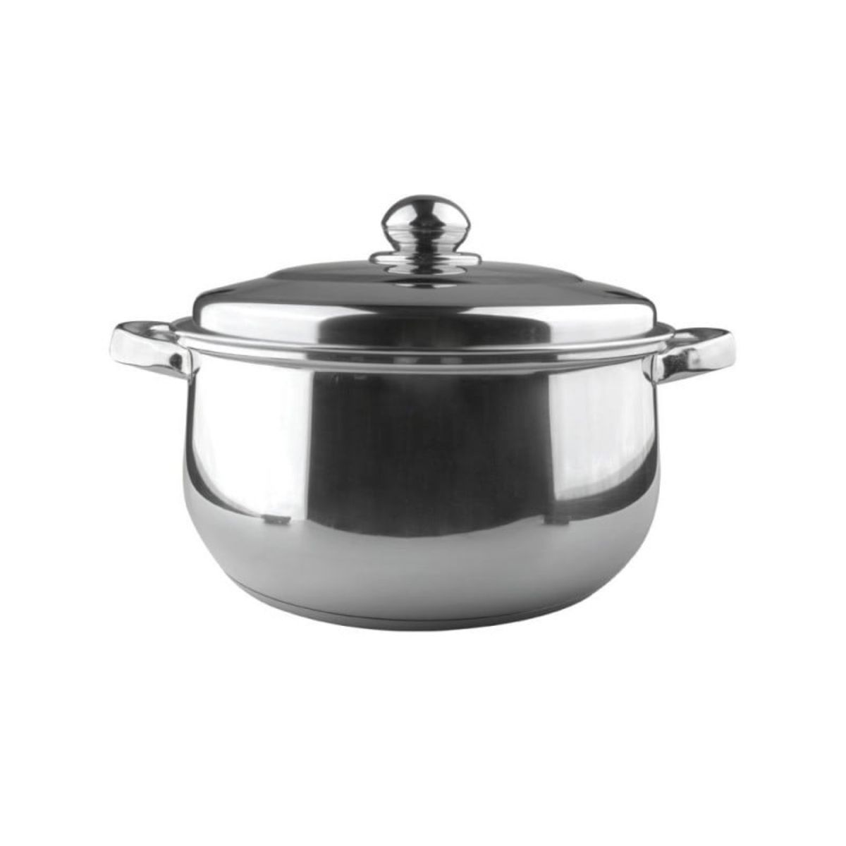 WOLFEN - Cacerola 6,5lt 26x14cm Acero Inoxidable Gris Wolfen