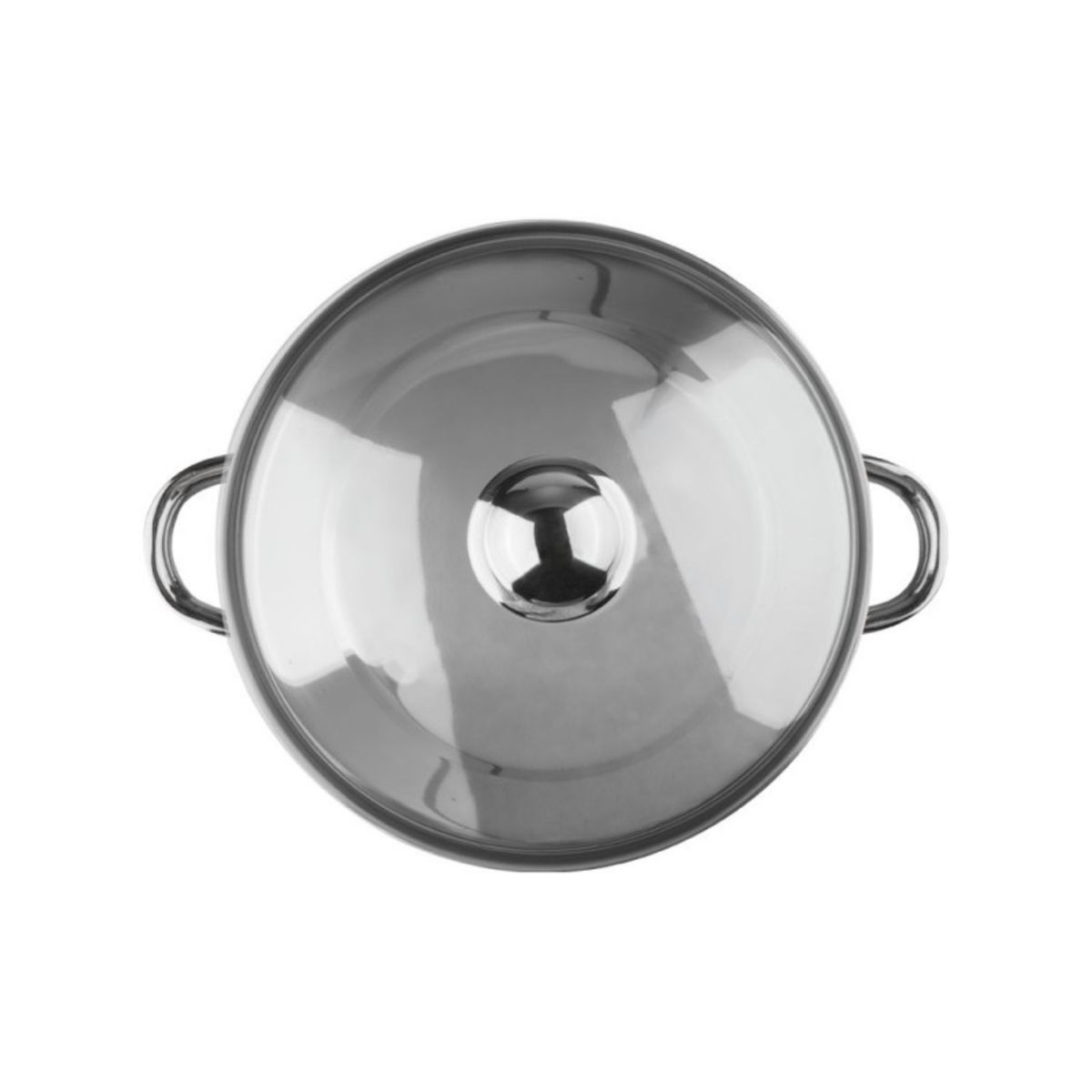 WOLFEN - Cacerola 6,5lt 26x14cm Acero Inoxidable Gris Wolfen