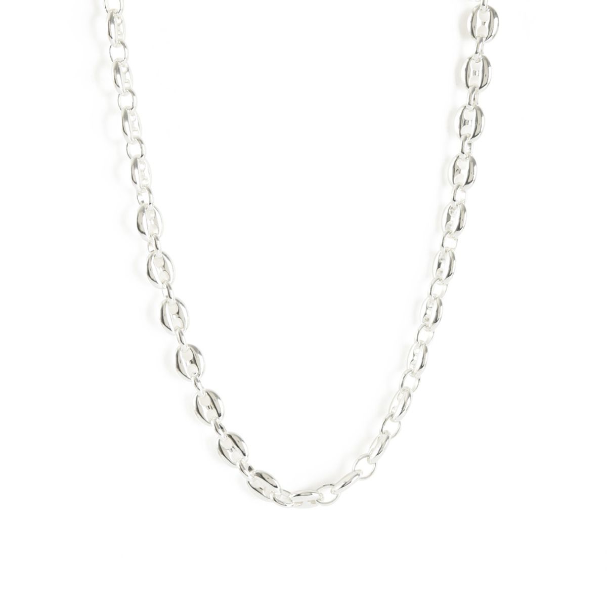 AMPHORA - Collar brooklyn plateado