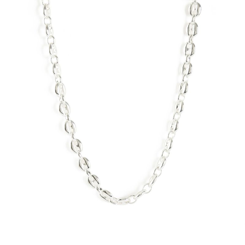 AMPHORA - Collar brooklyn plateado