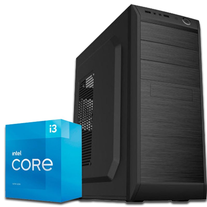 COMPU ELITE - PC Armado Intel Core i3 14100 4-core + H610 + WIFI + 16GB DDR5 + SSD 1TB