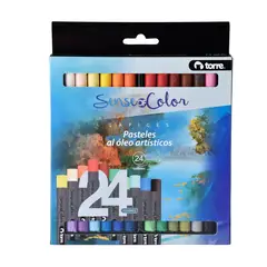 TORRE - PASTELES AL ÓLEO ART 24 COLORES Sense of color