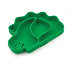 BUMKINS - Plato de Silicona Antideslizante Edición Especial - Verde - Talla Única