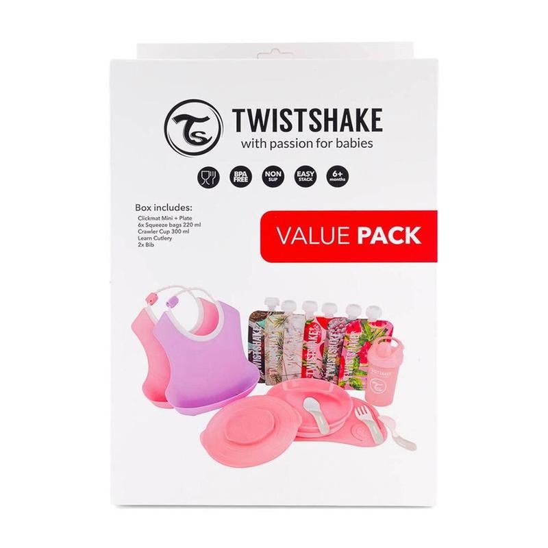 TWISTSHAKE - Value Pack Vajilla Infantil Twistshake - Multicolor - Talla Única
