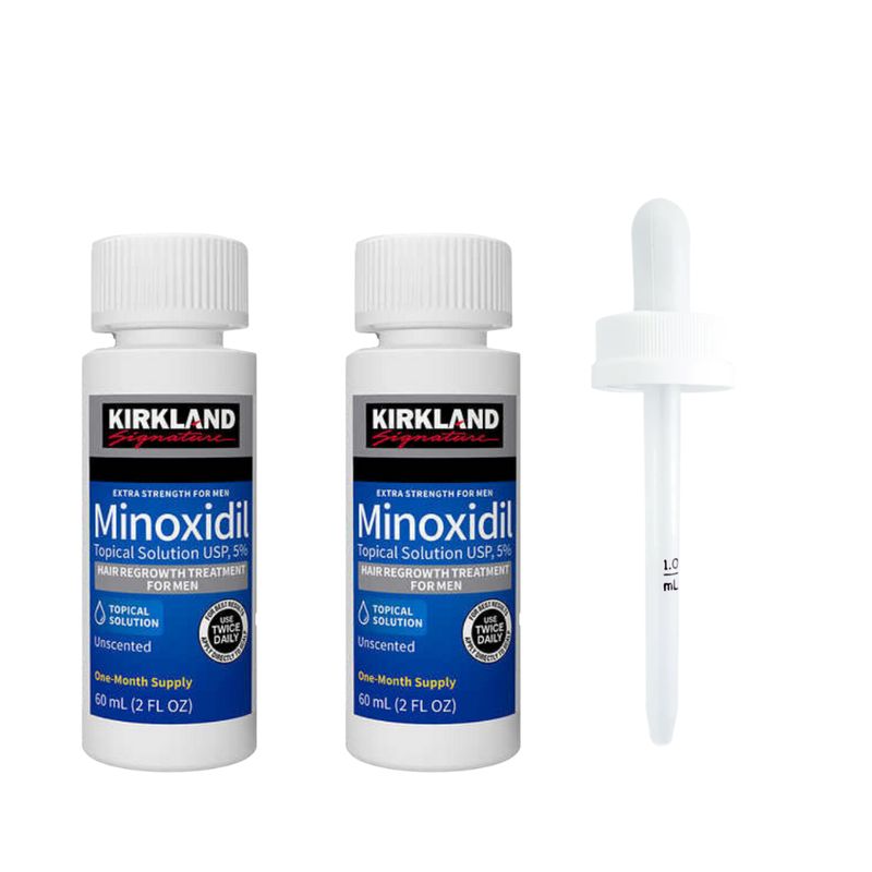 KIRKLAND - MINOXIDIL KIRKLAND 2 MESES (120 ML).