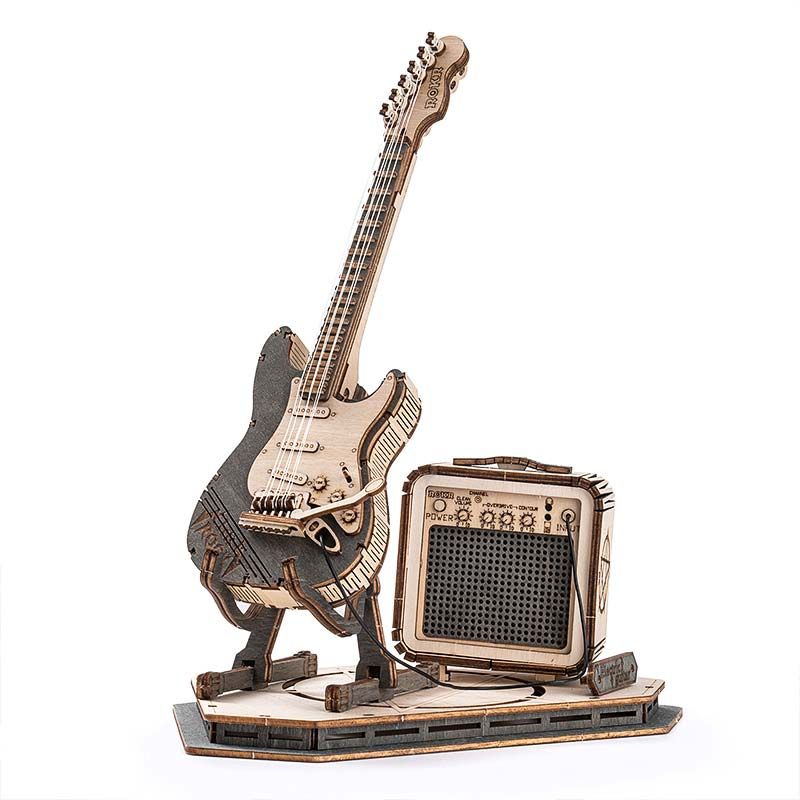 ROBOTIME - Guitarra Eléctrica Puzzle 3D Robotime