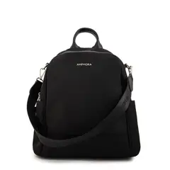 AMPHORA - Mochila magna mediana negro