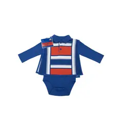 BAMBINO - Body Huaso Poncho Azul Fiestas Patrias Niño 18-24M
