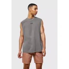 LIFF - Polera Sin Mangas Gris Relax Fit